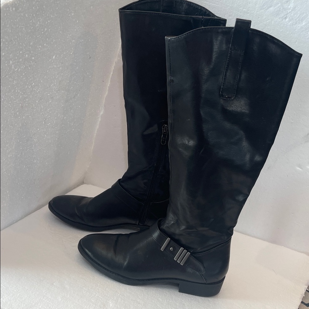 Sam & Libby Black Knee-high Boots size 8